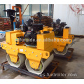 Compactador de suelo pequeño Rodillo de camino vibratorio de asfalto de tambor doble de 550 kg FYL-S600CS